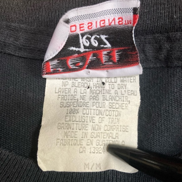 RARE Vintage 90’s Novel Teez Facing X-Tinction T-Shirt (M) - Picture 3 of 6